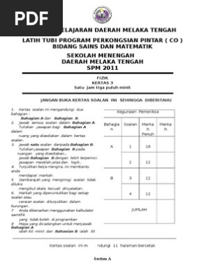 Fizik K3 Set B Soalan Pdf