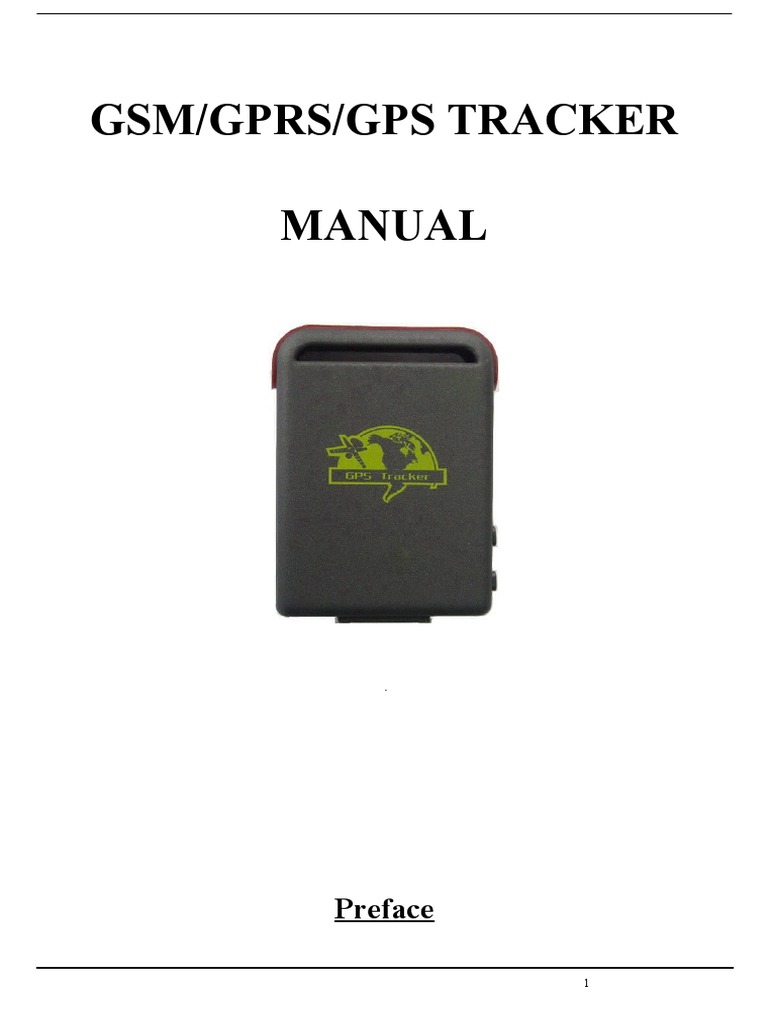 TK102B GPS Tracker User Manual | PDF | General Packet Radio Service ...