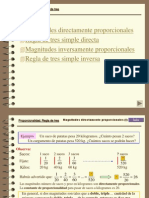 Problemas de Proporcionalidad