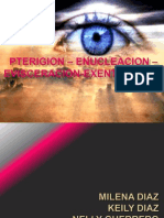 PTERIGION – ENUCLEACION – EVISCERACION - EXENTERACION EXPO
