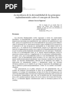 GARCÍA FIGUEROA, Alfonso. La incidencia de la derrotabilidad de los principios iusfundamentales sobre el concepto de Derecho