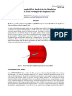 ANSYS Coupled-Field Analysis in The Simulation of Liquid Metal Moving in The Magnetic Field