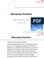 Macaulay Duration