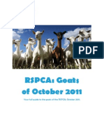 Your Full Guide To The Goats of The RSPCA October 2011
