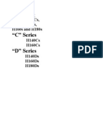 "C" Series "D" Series: Cat Hammer H115s, H120Cs, H130s, H140s, H160s and H180s H140Cs H160Cs H140Ds H160Ds H180Ds