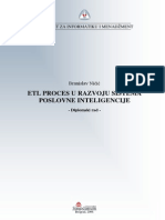 DR - ETL Proces U Razvoju Sistema Poslovne Inteligencije PDF