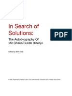 In Search of Solutions - The Autobiography of Mir Ghaus Buksh Bizenjo PDF