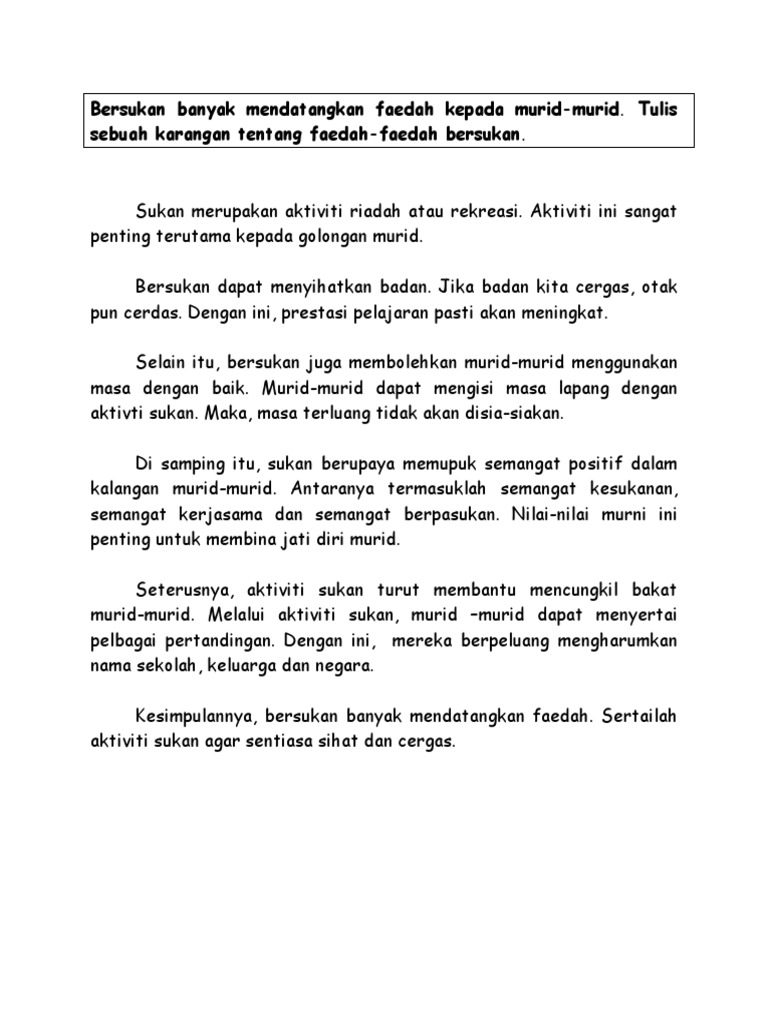 Contoh Karangan  PDF