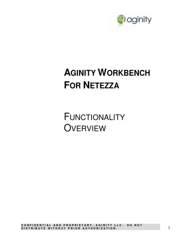 Aginity Workbench For Netezza | PDF | Databases | Sql