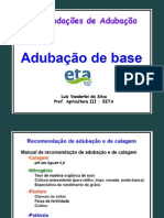 Adubação de Manutenção de Base SQFS - RS-SC 2013 (2013)