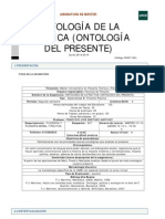 Ontología Del Presente PDF