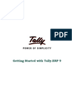 Getting Started With Tally - Erp 9