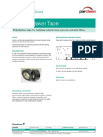 Bond Breaker Tape TDS PDF