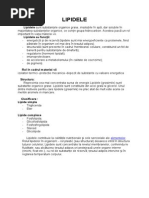 lipidele, cloroplastele si plastidele