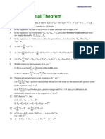 Binomial Theorem PDF