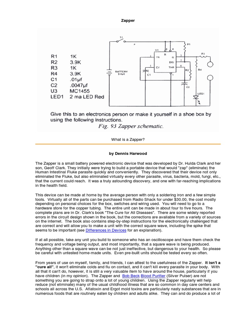 Zapper PDF | PDF