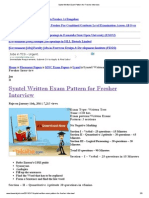 Syntel Written Exam Pattern 