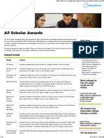 AP Scholar Awards - AP Students PDF