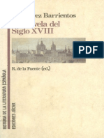 La Novela Del Siglo Xviii 0 BVC J.alvarez Barrientos