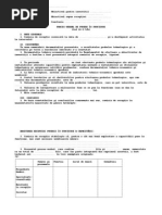 Proces Verbal de Punere in Functiune