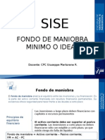 Fondo de Maniobra Minimo o Ideal Sise