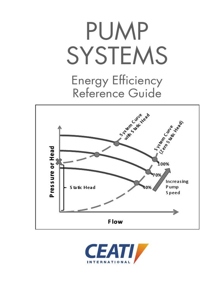 Pump Systems Energy Efficiency Reference Manual | PDF | Pump | Fluid ...
