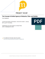 (Paper) Paul Katsafanas - The Concept of Unified Agency in Nietzsche, Plato, and Schiller PDF