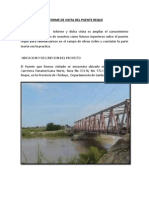 Informe de Visita Del Puente Reque