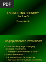 Eco Lec5 Present Worth