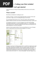 Download HTML - Coding your First Website Handout by CitrusHighWebDesign SN18389949 doc pdf