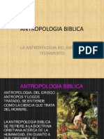 ANTROPOLOGIA BIBLICA