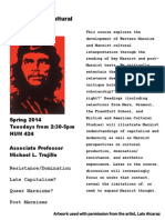 AMST 510 Marxism and Cultural Interpretation Seminar Flyer