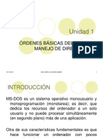 Ordenes Ms Dos