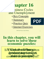 Business Cycles and Unemployment: - Key Concepts - Summary - Practice Quiz - Internet Exercises