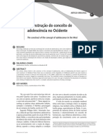 A Construção Do Conceito de Adolescência No Ocidente