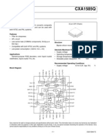 CXA1585Q - RGB Decoder PDF