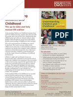 Understanding Children and Childhood Sales Sheet
