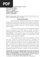 Resenha sobre o texto A mesa de dissecação, do livro O corpo impossível - Eliane Robert Moraes