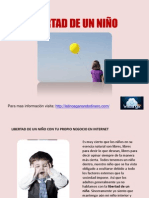 LIBERTAD DE UN NIÑO