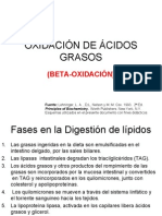 OXIDACIÓN DE ÁCIDOS GRASOS (Power Point)