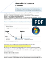 Modificar la información del equipo en Propiedades del sistema