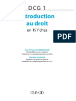 DCG 1 - Introduction Au Droit en 19 Fiches PDF