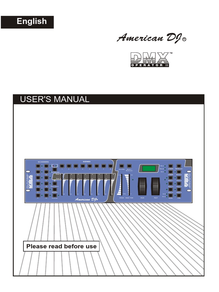 DMX OPERATOR II(2).pdf | Electronics | Technology | Free 30-day Trial