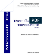 ứng dụng excel trong kinh tế
