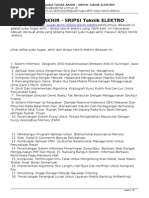 Download Zona Teknik Elektro-Judul TUGAS AKHIR - SRIPSI Teknik ELEKTRO  pdf by Anto SahabatNoah SN184065737 doc pdf