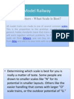 Model Railway: Size Matters - What Scale Is Best?