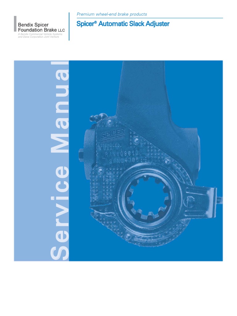 Spicer Automatic Slack Adjuster PDF PDF Clutch Brake