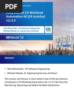 MW112SN - Deep Dive On CA Workload AE (CA AutoSys) r11.3.5-Mw112sn