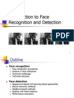 Introduction To Face Recognition and Detection