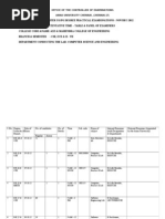 2012 Lab Timetable